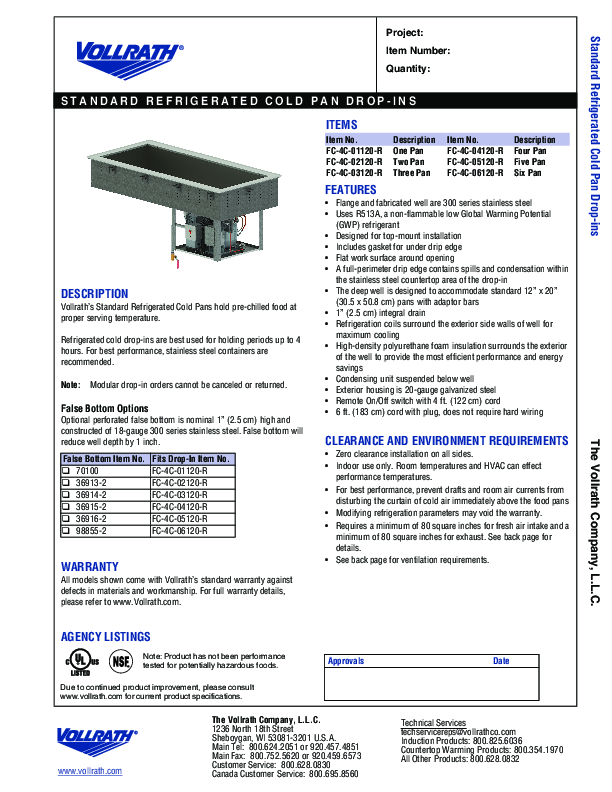 Cutsheet