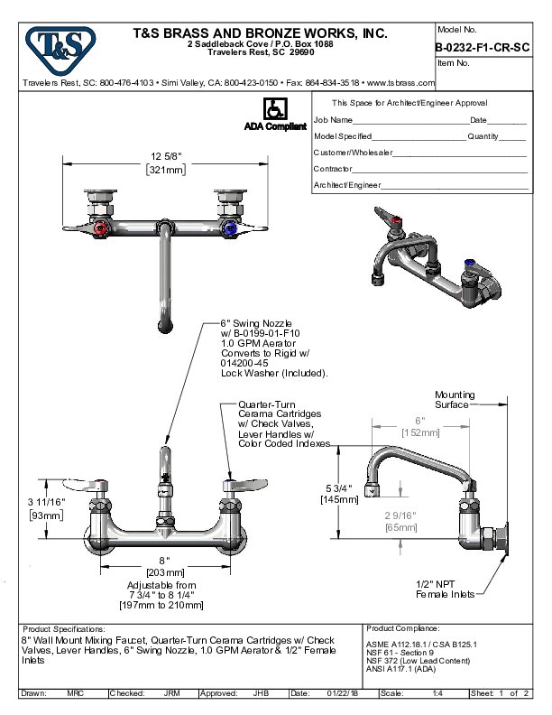 Cutsheet