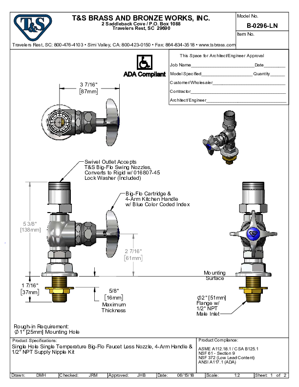 Cutsheet