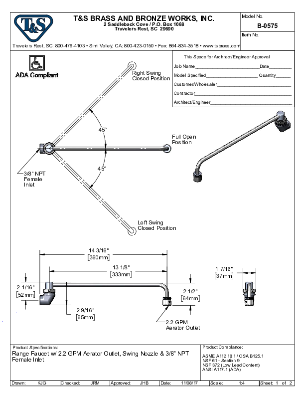 Cutsheet