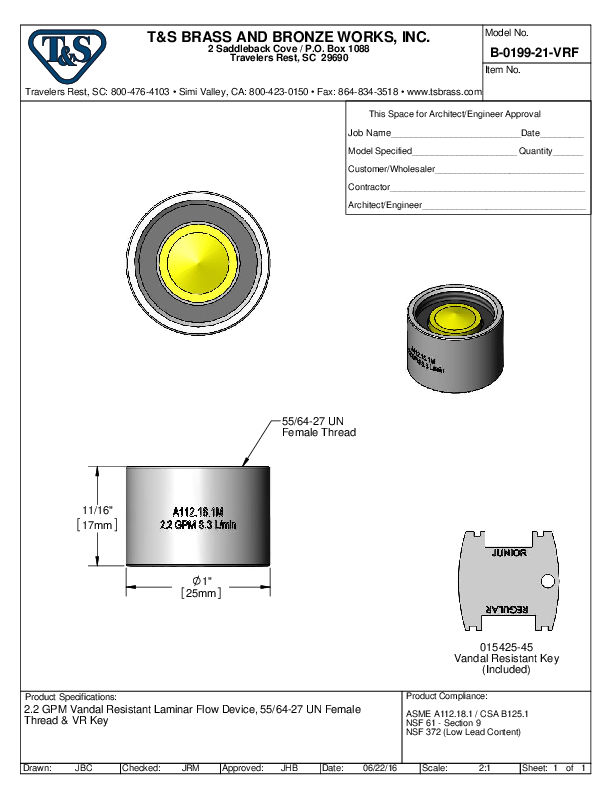 Cutsheet