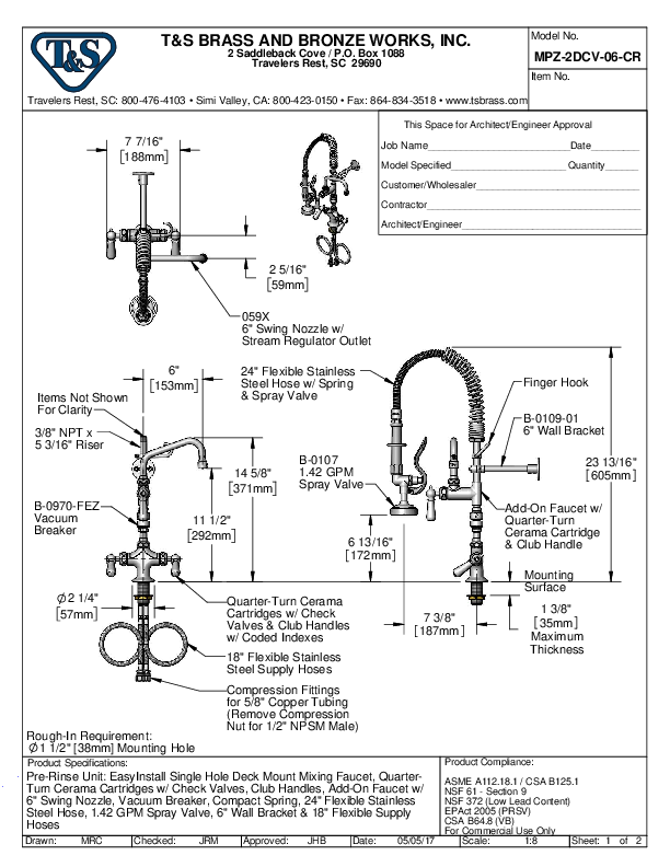 Cutsheet