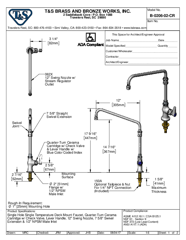 Cutsheet