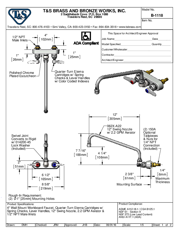 Cutsheet