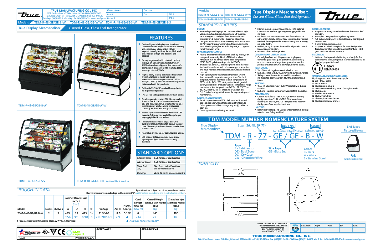 Cutsheet