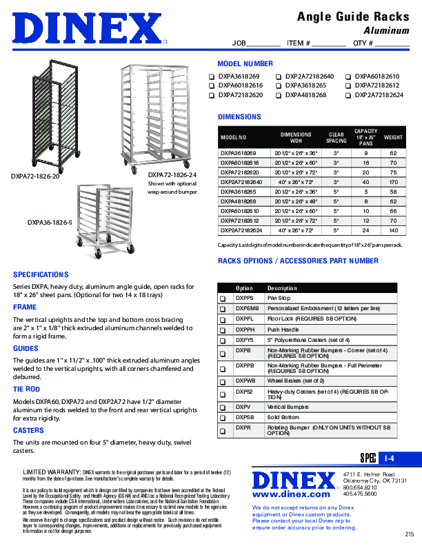 Cutsheet