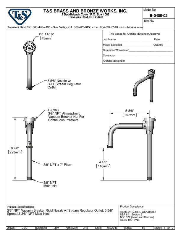 Cutsheet