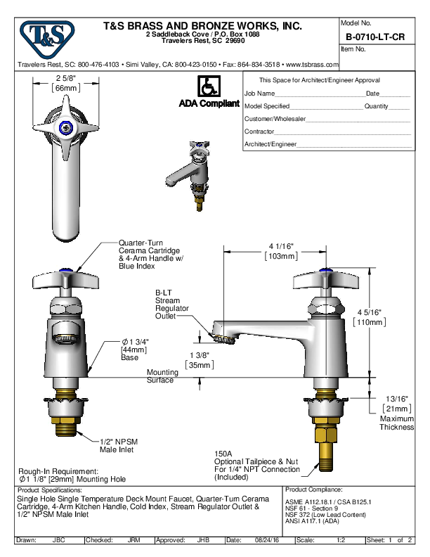 Cutsheet