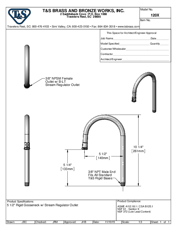 Cutsheet