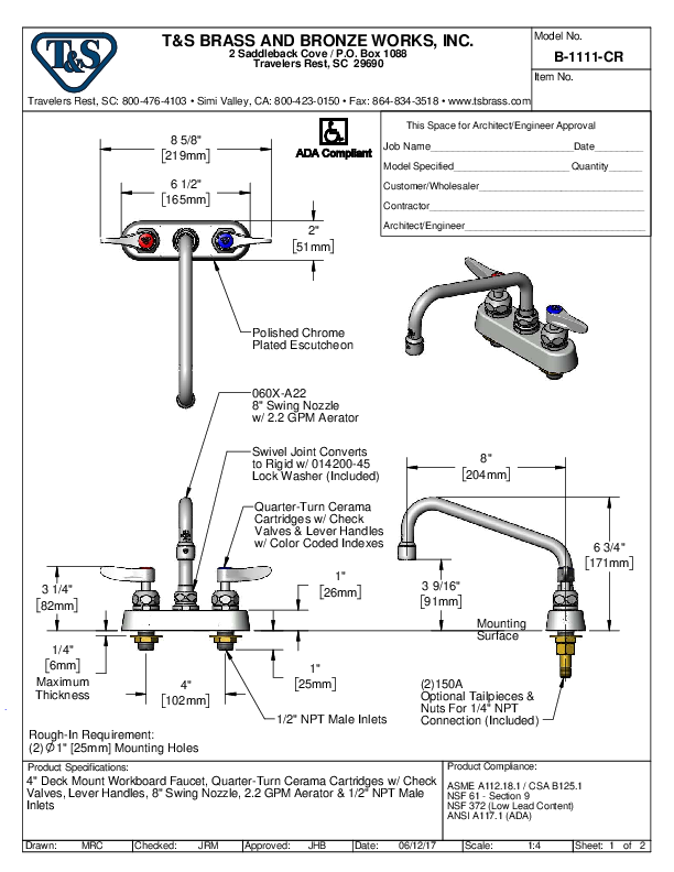 Cutsheet