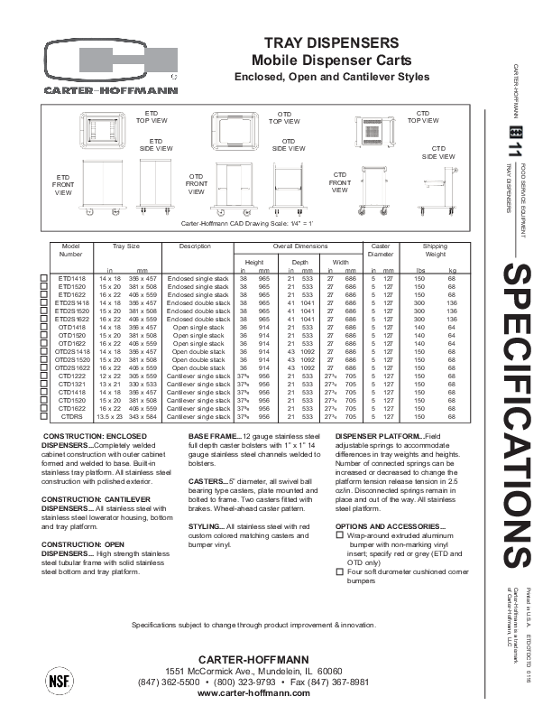 Cutsheet