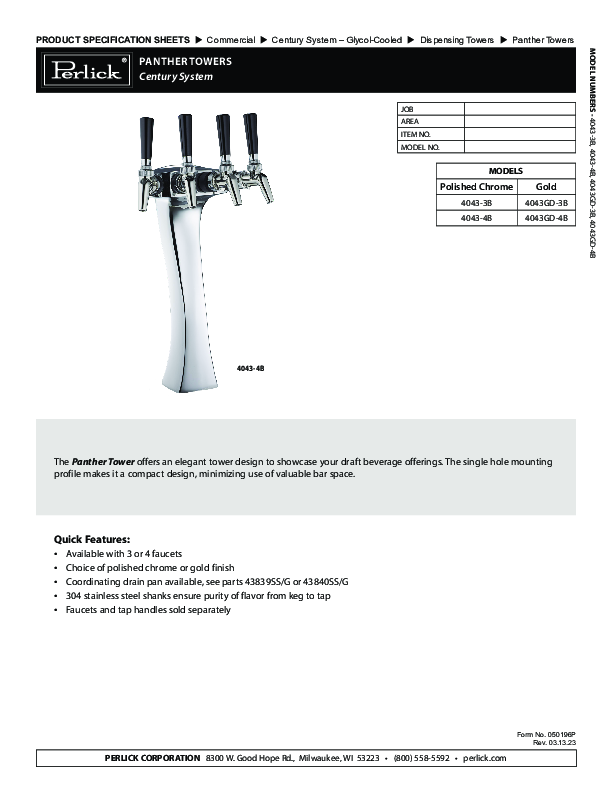 Cutsheet