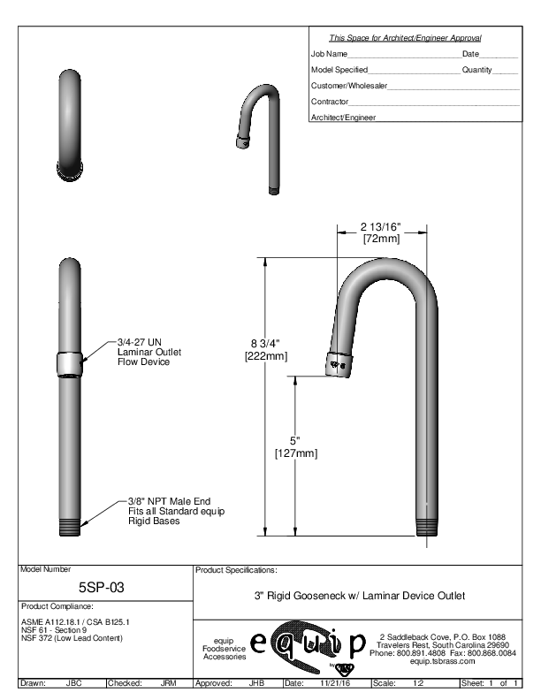 Cutsheet