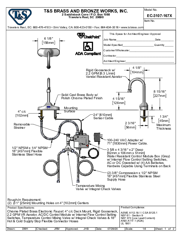 Cutsheet