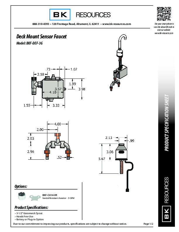 Cutsheet