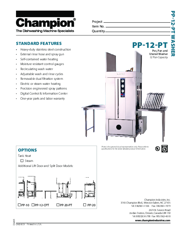 Cutsheet