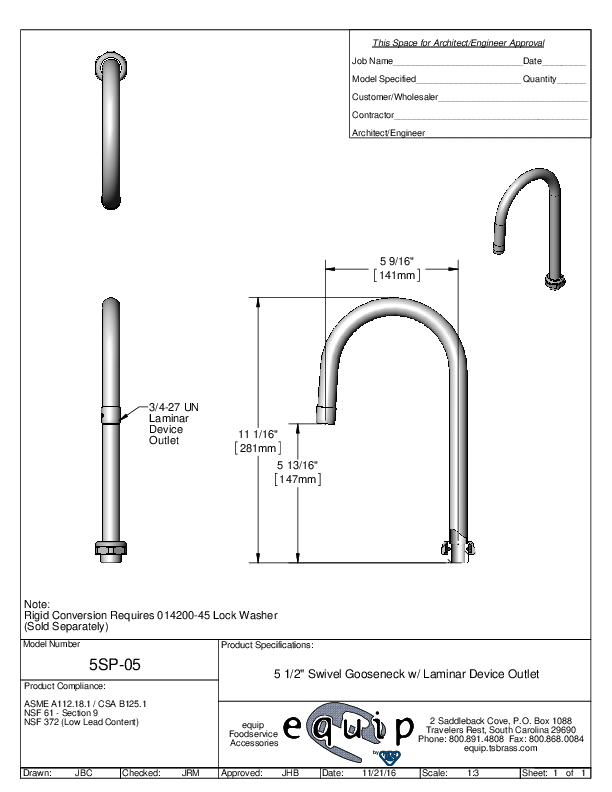 Cutsheet