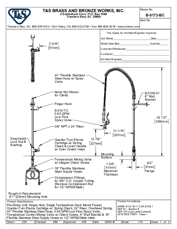 Cutsheet