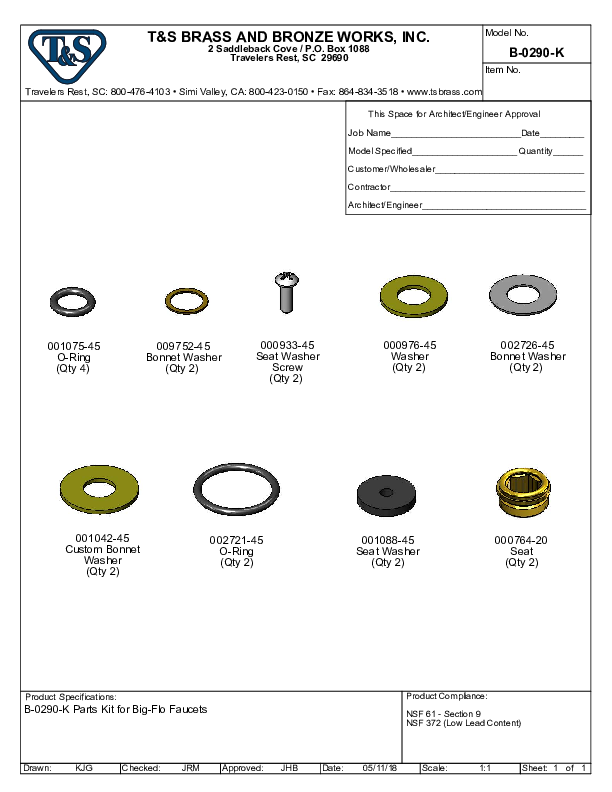 Cutsheet