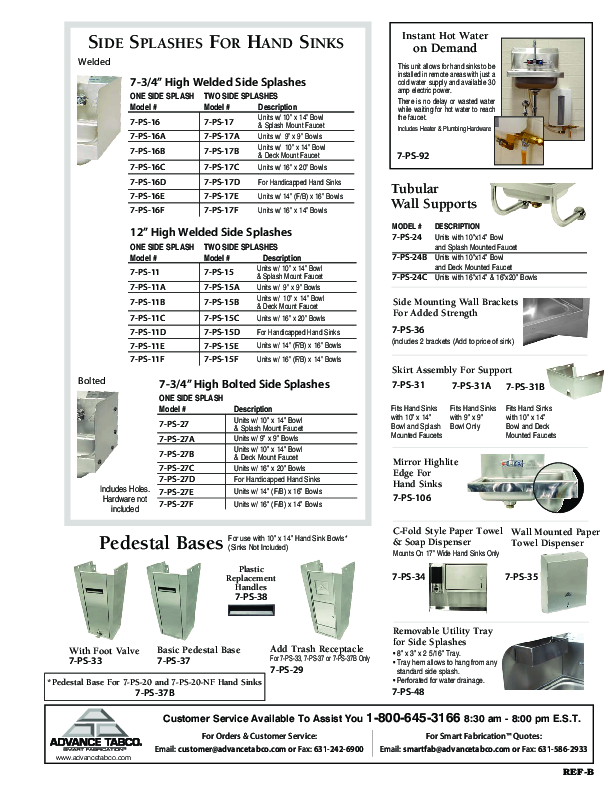 Cutsheet