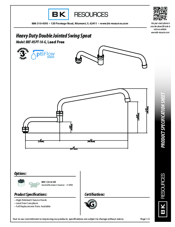 Cutsheet