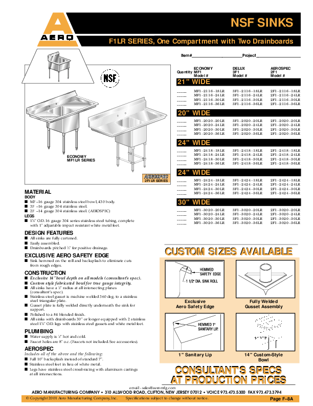 Cutsheet