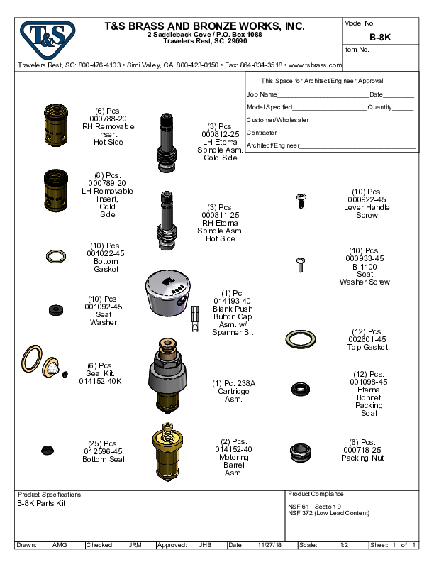 Cutsheet