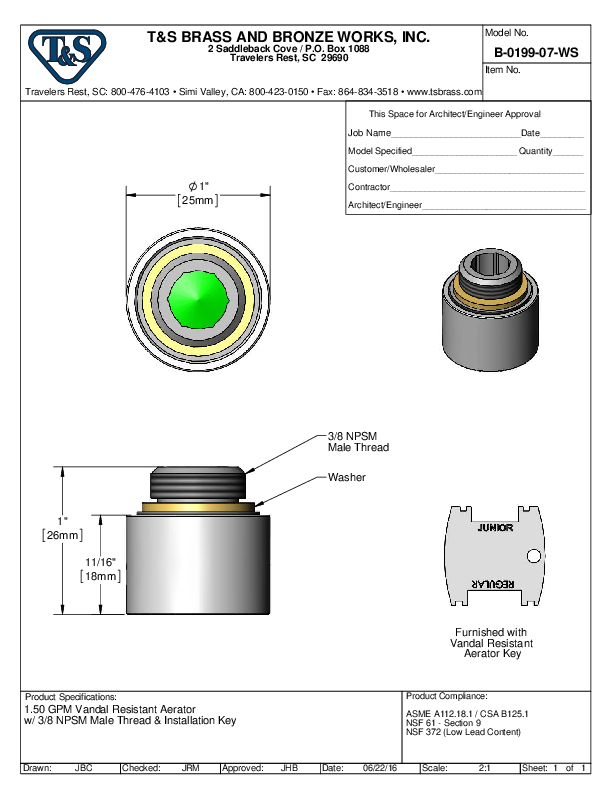 Cutsheet