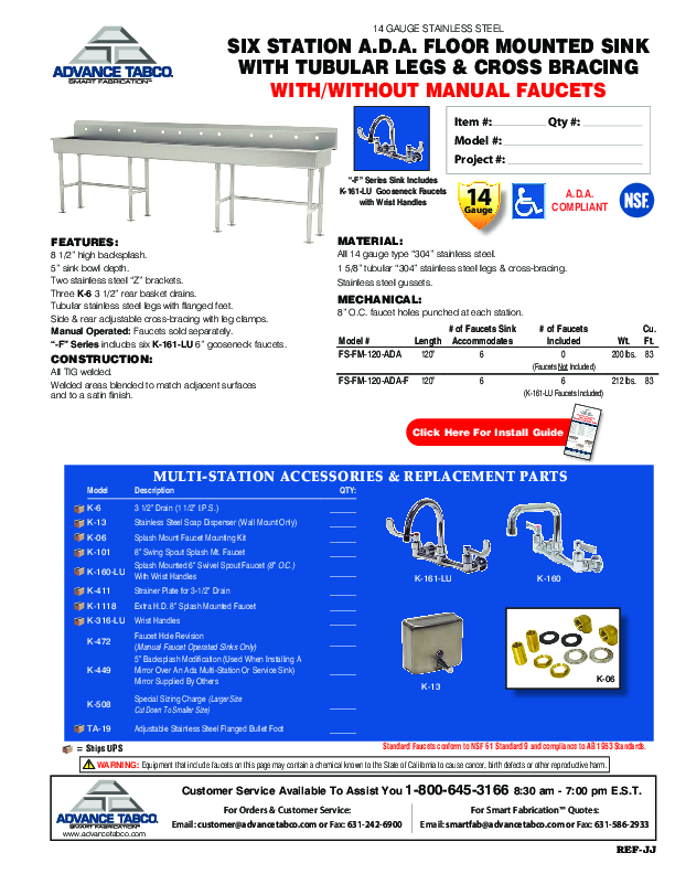 Cutsheet