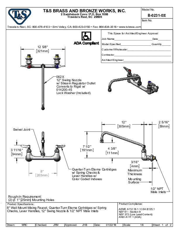 Cutsheet