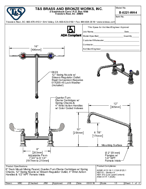 Cutsheet