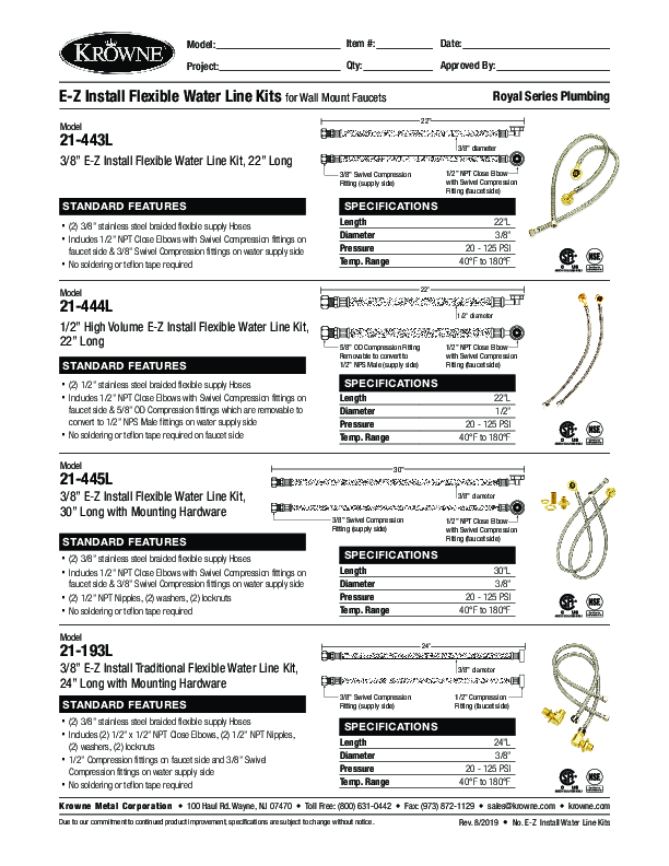 Cutsheet