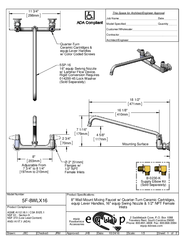 Cutsheet