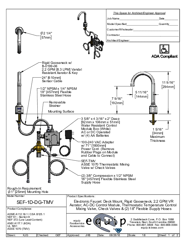 Cutsheet