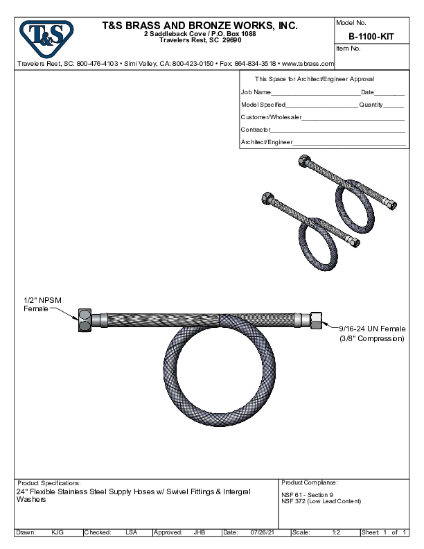 Cutsheet