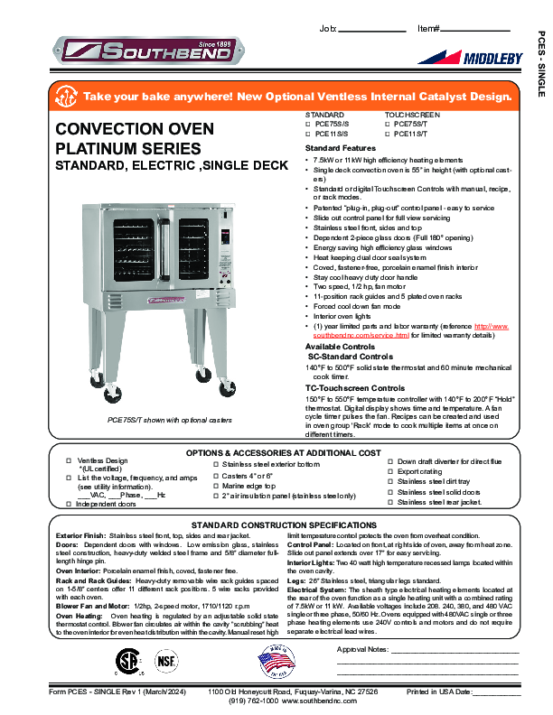 Cutsheet