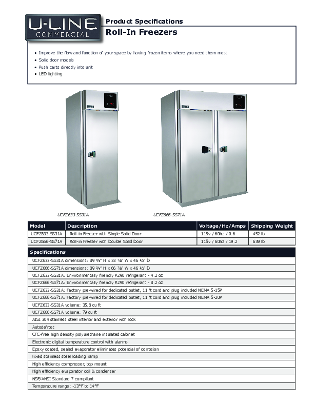 Cutsheet