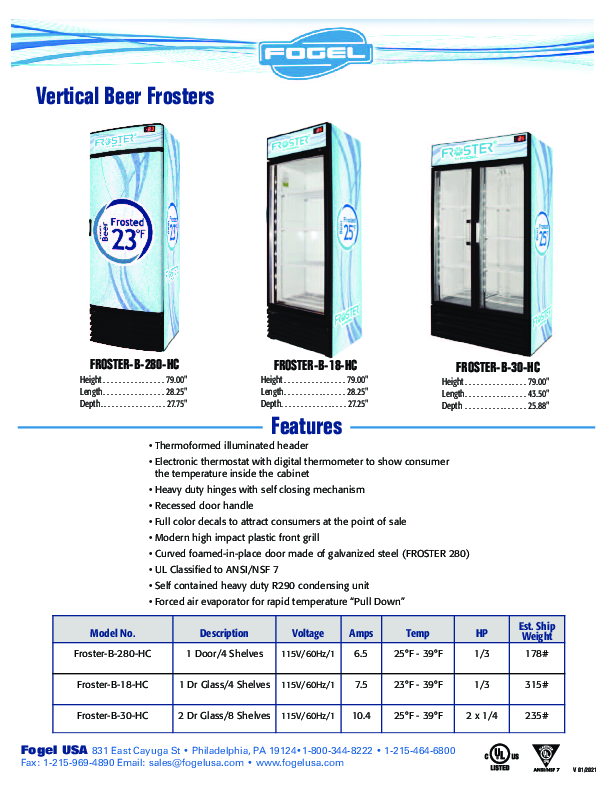 Cutsheet