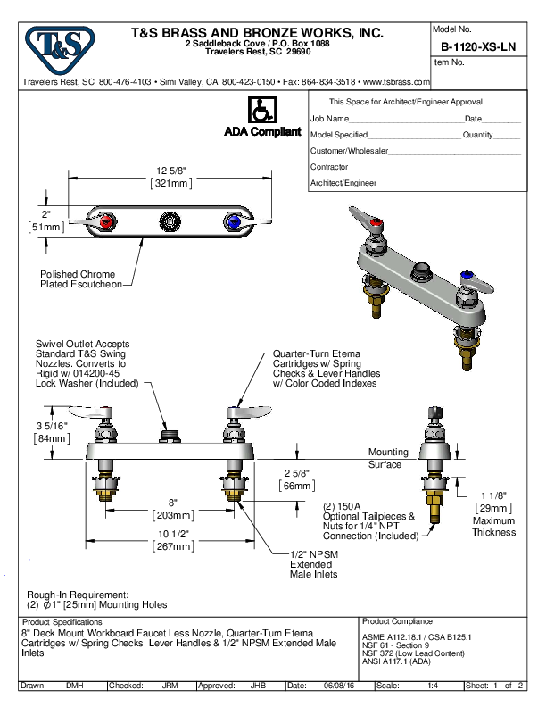 Cutsheet