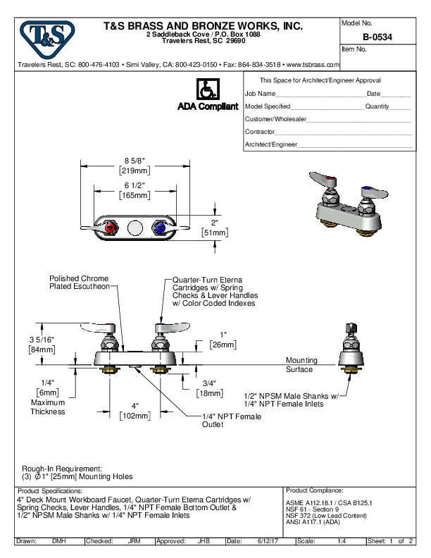 Cutsheet