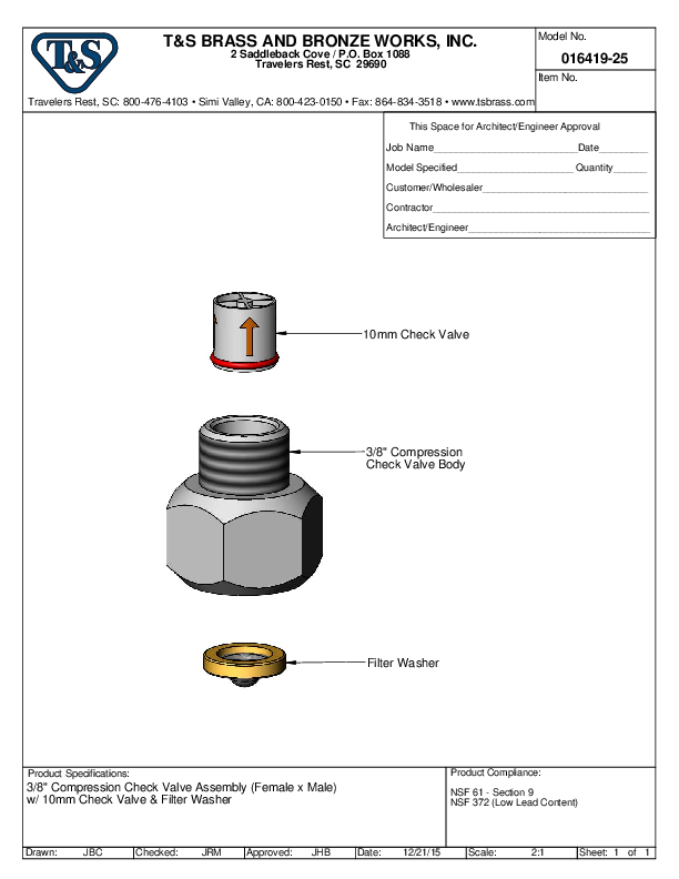 Cutsheet