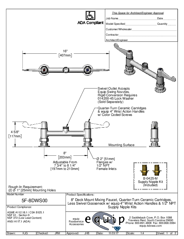 Cutsheet