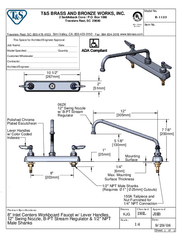 Cutsheet