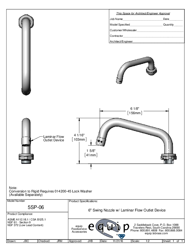 Cutsheet