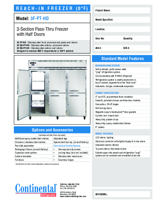 Cutsheet