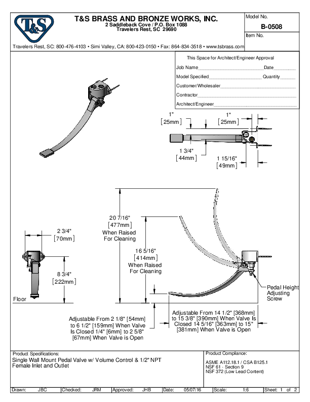 Cutsheet