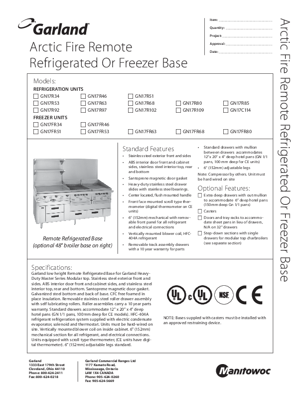 Cutsheet