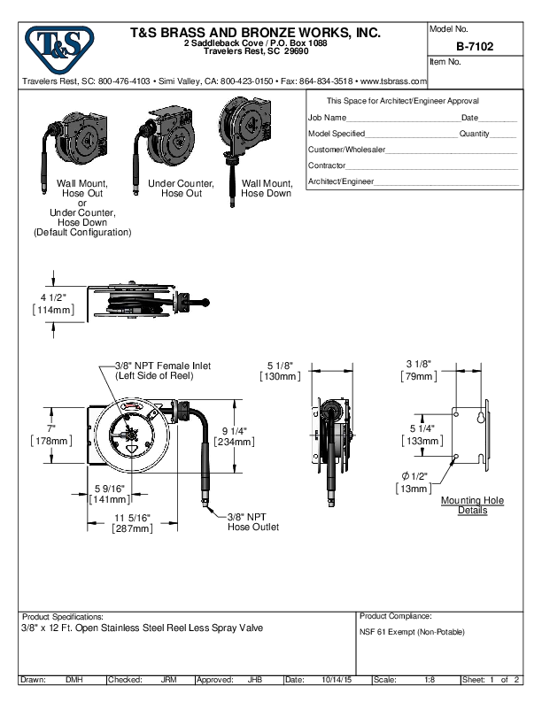 Cutsheet