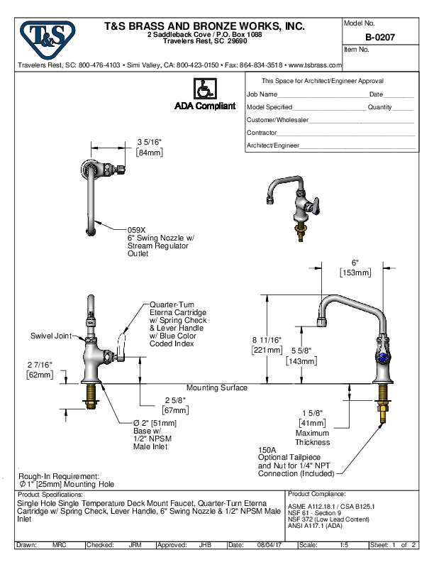 Cutsheet