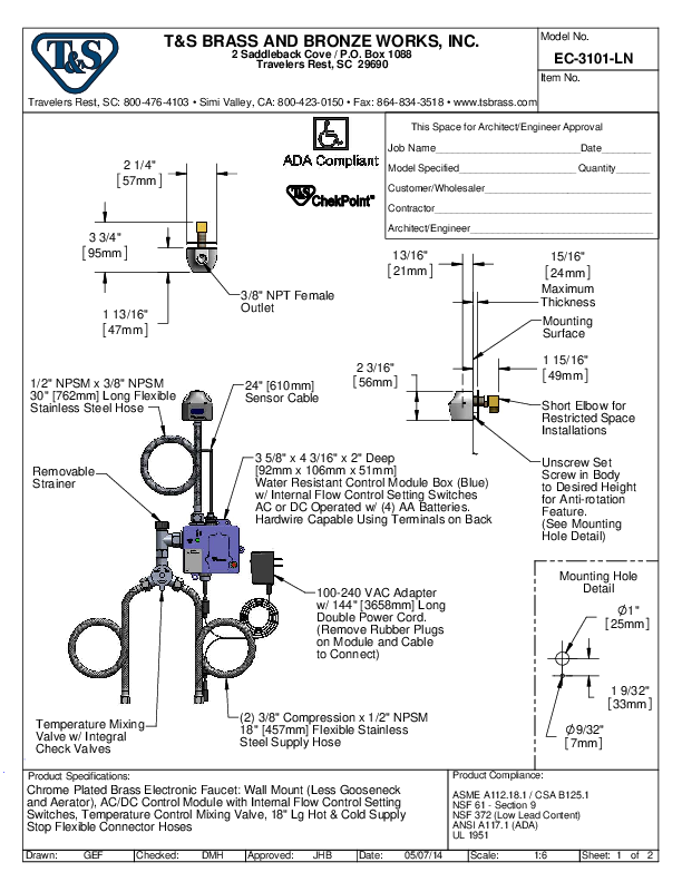 Cutsheet